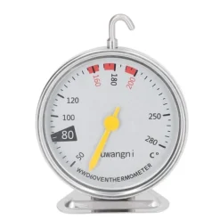Køkkentermometre>Ugnstermometer Hög noggrannhet hängande rostfritt stål Högtemperaturbeständig maturtopptermometer för kök 50 till 280 ℃