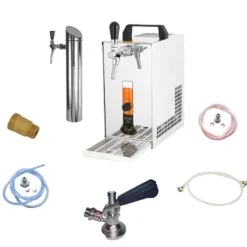 Under-counter fadølsanlæg, PYGMY 20 / K, med membranpumpe, 1-sidet tør køleenhed lavet af rustfrit stål, 25 liter/h, inkl. Dispenser, KEG:Typ G Sale