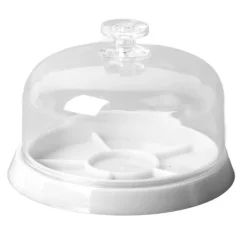 Tilbehør Til Madservering>Urværksbakke Støvtæt tilbehørsopbevaring Urdele Støvdæksel til Familieskole Hvid