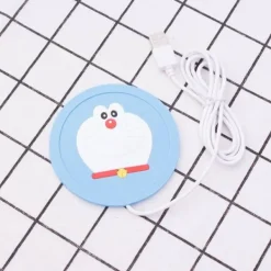 USB koppvärmare, silikon, Doraemon-motiv