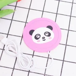 Kopvarmer>USB koppvärmare, silikon, Panda-motiv