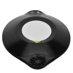 USB-drevet dobbeltfunktionel kaffekoppebakke - isoleret måtte til kolde og varme drikke (sort) Hot