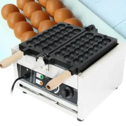 Vaffeljern>Vaffeljern, Effekt 1500W, Spænding 220V, Justerbar Temperatur 50-300°C, Bagetray Størrelse 30,5 x 29 cm, Timer Område 1-5 minutter