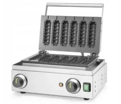 Vaffeljern>Vaffeljern Hendi 1550 W Corn-dog, 6 vafler lolly