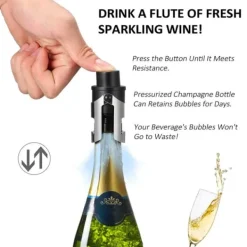 Vakuum Cork til Champagne - Champagne lukning med pumpe Outlet