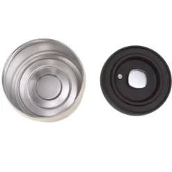 Vakuumforseglet kaffebeholder i 304 rustfrit stål, lufttæt opbevaringsbeholder til kaffebønner, te, nødder, 1100 ml, beige Online