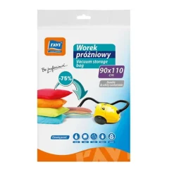 Vakuumpose 90x110 cm til tøj, tæpper, lagner, dyner, puder, stærk New