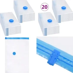 Vakuumposer til opbevaring af tøj 60x40 cm 20 stk. - Vakuumpose - Vakuumposer - Home & Living Discount