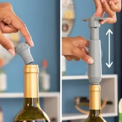 Vakuumpumpe og vinstoppere Winuum InnovaGoods (4 hætter) Discount