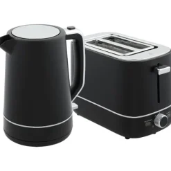 Vandkoger og Brødrister Sæt, 27,2x15,6x18,5 cm, Sort Best
