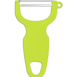 Vandret grøntsags- og frugtskræller, længde 110 mm - grøn Outlet