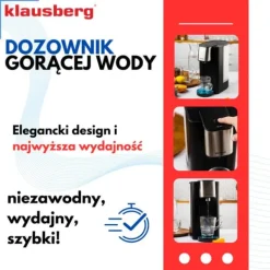 Varmtvandsdispenser fordeler 2,5L KLAUSBERG KB-7877 Best