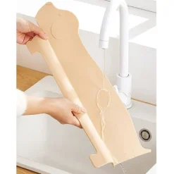 Vask Stænkbeskytter Alsidig Stænksikker Varmebestandig Robust Køkkenvask Vandstænkbeskytter til bordplader Hjem Gul Discount