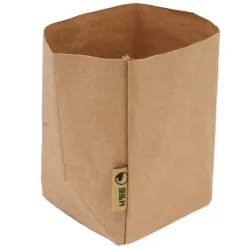 Vasket kraftpapirpose Vandtæt urtepottepose til opbevaring af mad, frugt og grøntsager Husholdningsartikler XL New