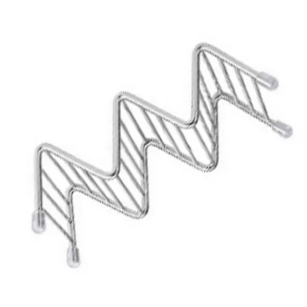 Tilbehør Til Madservering>V-formet tacoholder i rustfrit stål til majs- og forårsruller - 2-3 gitre - 6,3x13,5x4,5 cm