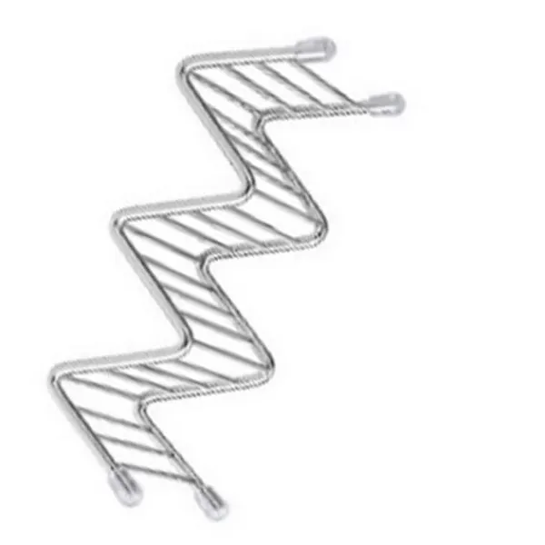 Tilbehør Til Madservering>V-formet tacoholder i rustfrit stål til majs- og forårsruller - 2-3 gitre - 6,3x13,5x4,5 cm