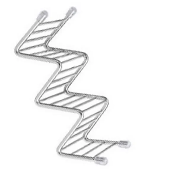 Tilbehør Til Madservering>V-formet tacoholder i rustfrit stål til majs- og forårsruller - 2-3 gitre - 6,3x13,5x4,5 cm