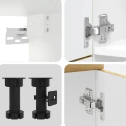 vidaXL Monteringsfärdiga Kök & Pentryn><noscript><img width=