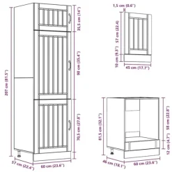 vidaXL Monteringsfärdiga Kök & Pentryn><noscript><img width=