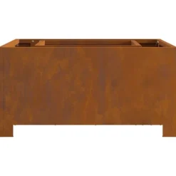 vidaXL Bålsted Brun 60 x 60 x 30 cm Forvitret stål Sale