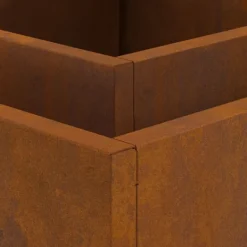 vidaXL Bålsted Brun 60 x 60 x 30 cm Forvitret stål Sale