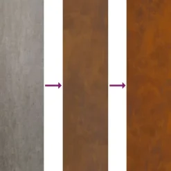 vidaXL Bålsted Brun 48 x 48 x 40 cm Forvitret stål