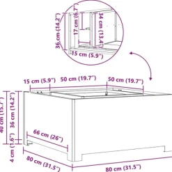 vidaXL Terrassevarmere><noscript><img width=