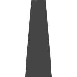 vidaXL Bålsted Sort 50 x 35 x 100 cm Koldvalset stål Best