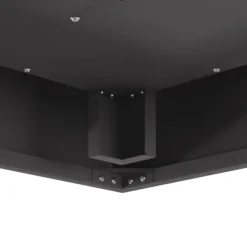 vidaXL Bålsted Sort 60 x 60 x 30 cm Koldvalset stål Hot