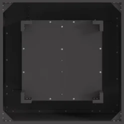 vidaXL Bålsted Sort 60 x 60 x 30 cm Koldvalset stål Hot