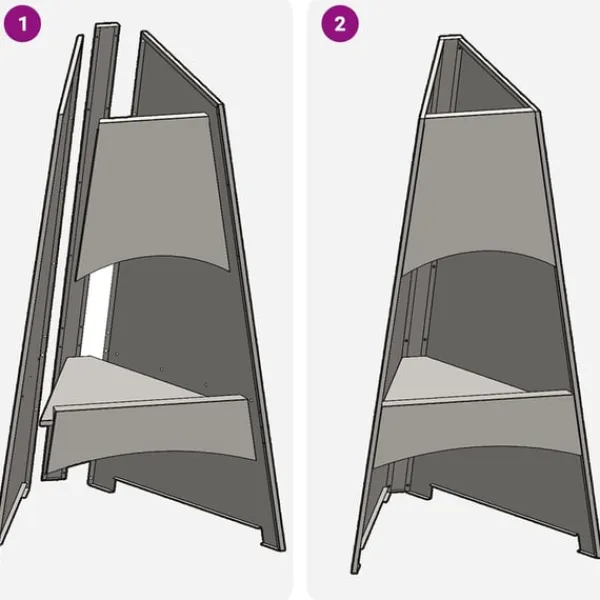 vidaXL Terrassevarmere>Bålsted Sort 50 x 50 x 95 cm Koldvalset stål