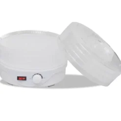 vidaXL fødevaredehydrator med 6 stabelbare bakker (rund) - Køkkenudstyr Hot