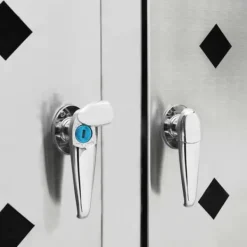 vidaXL firdobbelt skraldespandsskur 240 l rustfrit stål - Affaldsspandsskjulere Online