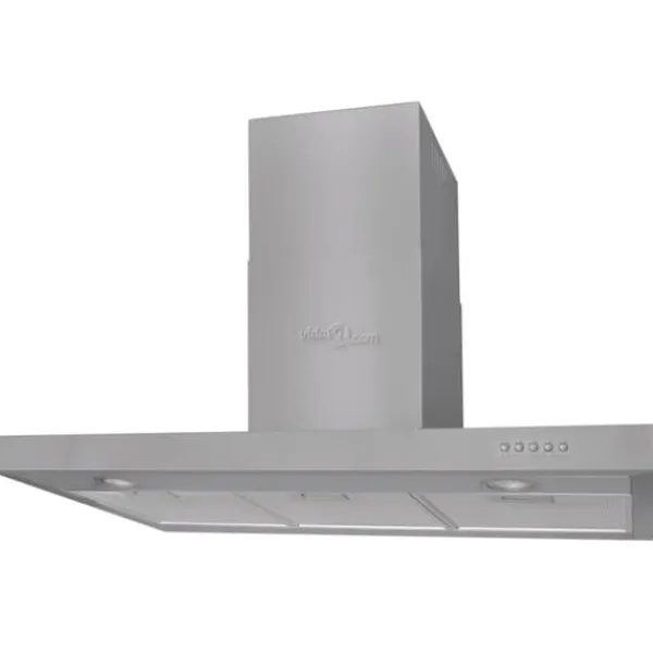 vidaXL flad emhætte 900 mm rustfrit stål - Emhætter Hot