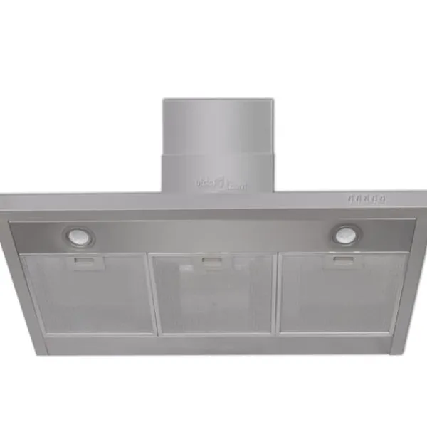 vidaXL flad emhætte 900 mm rustfrit stål - Emhætter Hot