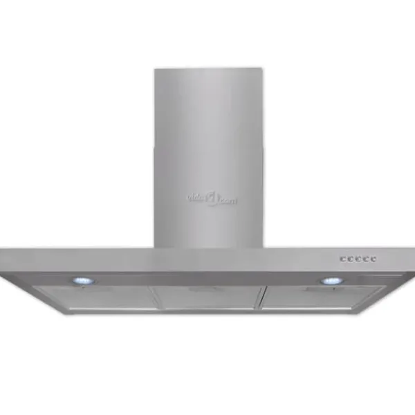 vidaXL flad emhætte 900 mm rustfrit stål - Emhætter Hot