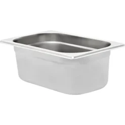 vidaXL gastronorm beholder 8 stk. GN 1/4 100 mm rustfrit stål - Varmebordspander Sale