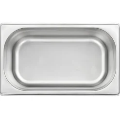 vidaXL gastronorm beholder 8 stk. GN 1/4 100 mm rustfrit stål - Varmebordspander Sale