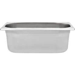 vidaXL gastronorm beholder 8 stk. GN 1/4 100 mm rustfrit stål - Varmebordspander Sale