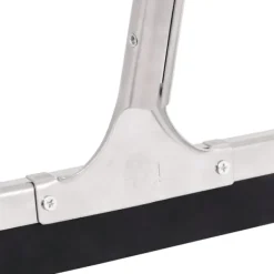 vidaXL gulvskraber 61x121,5 cm stål og gummi New