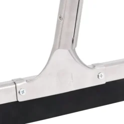 vidaXL gulvskraber 74,5x122,5 cm stål og gummi Discount