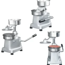 vidaXL hamburgerpresser med 500 mellemlægningspapirer 13 cm aluminium - Køkkenredskaber