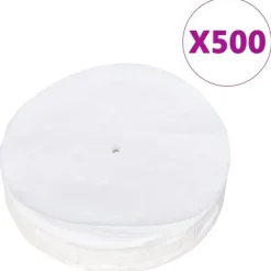 vidaXL hamburgerpresser med 500 mellemlægningspapirer 10 cm aluminium - Køkkenredskaber