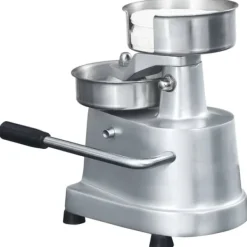 vidaXL hamburgerpresser med 500 mellemlægningspapirer 10 cm aluminium - Køkkenredskaber