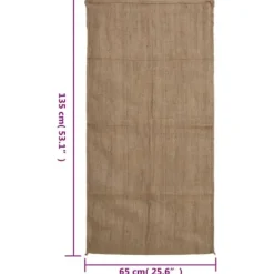 vidaXL jutesække 5 stk. 65x135 cm 100 % jute 340 g/m2 - Kufferter & tasker New