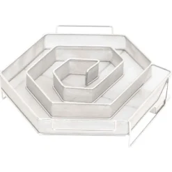 vidaXL Kallröksgenerator 6-sidig 22,5 cm rostfritt stål Sale