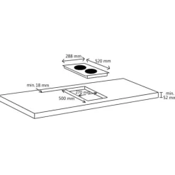 vidaXL keramisk kogeplade med 2 brændere Touch Control 3000 W - Kogeplader Best
