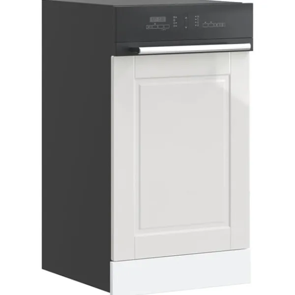 vidaXL låge til opvaskemaskine Porto 45x1,5x67 cm hvid højglans Best