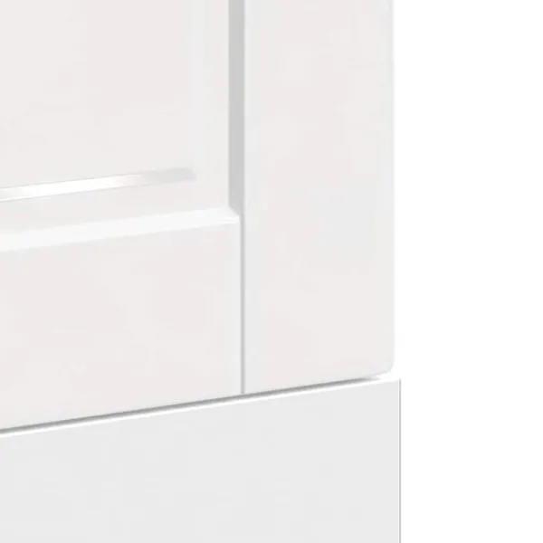 vidaXL låge til opvaskemaskine Porto 45x1,5x67 cm hvid højglans Best