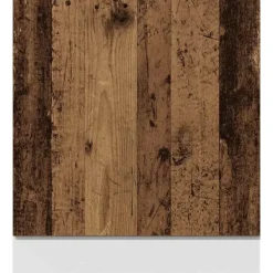 vidaXL låge til opvaskemaskine 60x1,5x67 cm konstrueret træ antikt træ Best